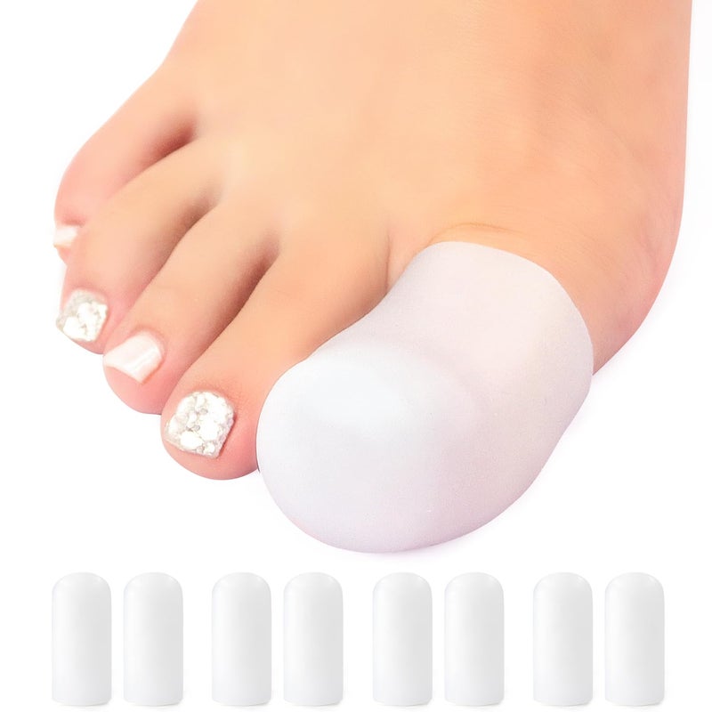 Niupiour Silicone Big Toe Protectors for Women and Men 14 Pieces of Gel Toe Covers for Missing or Ingrown Toenails Toe Caps and Sleeves for Shoes Protect Toe from Rubbing and Friction - Image 3