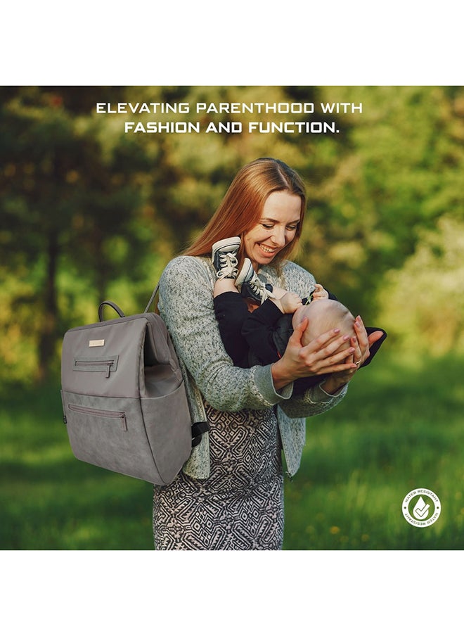 RILO Multi-function Waterproof Baby Toddler Diaper Bag|Nappy Changing Travel Backpack For Mom/Dad|Large Capacity|Wet Dry Bag, Organizer Pouches|Trolley Sleeve|Insulated Pockets|No Formaldehyde