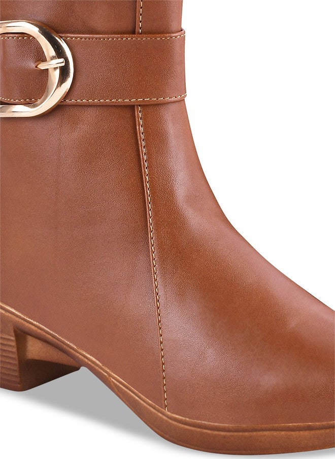 Shoetopia Women & Girls Casual Comfortable Mid-Tops Boots - Image 5