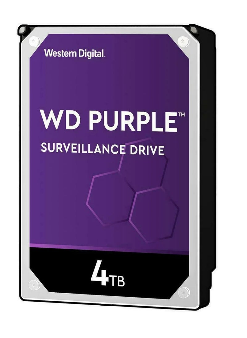 الرقمية الغربية قرص صلب ويسترن ديجيتال للمراقبة – سعة 4 تيرابايت WD40PURZ – ساتا 3.5 إنش، اللون البنفسجي – مخصص لأجهزة DVR/NVR  - Image 3