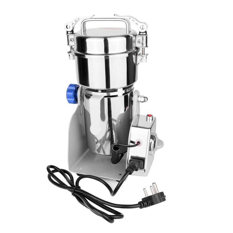 NILSAN NILSAN Stainless Steel 1200 watts Dry Masala Spices Herbs Grinder Capacity 300 gram Silver  - Image 3