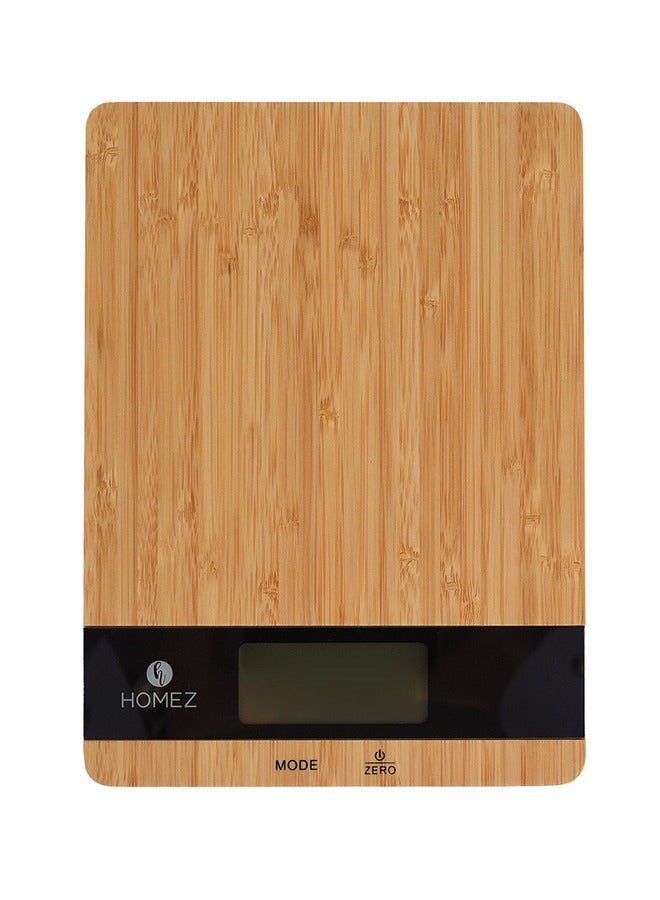 Homez ميزان مطبخ بلاستيك وفولاذ سعة 5 كجم - Image 2