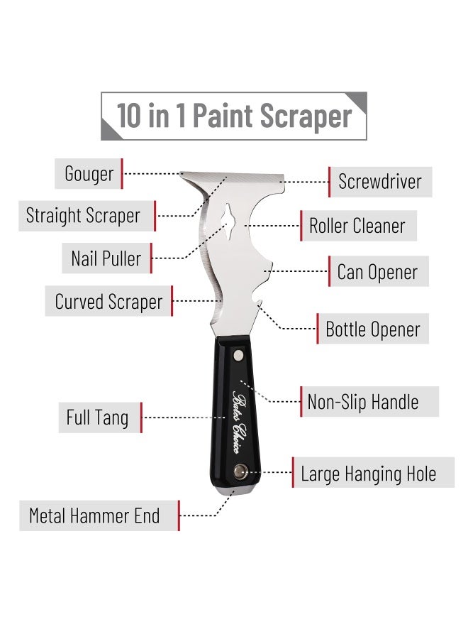 Bates 10 In 1 Paint Scraper Tool Painters Tool - Image 4