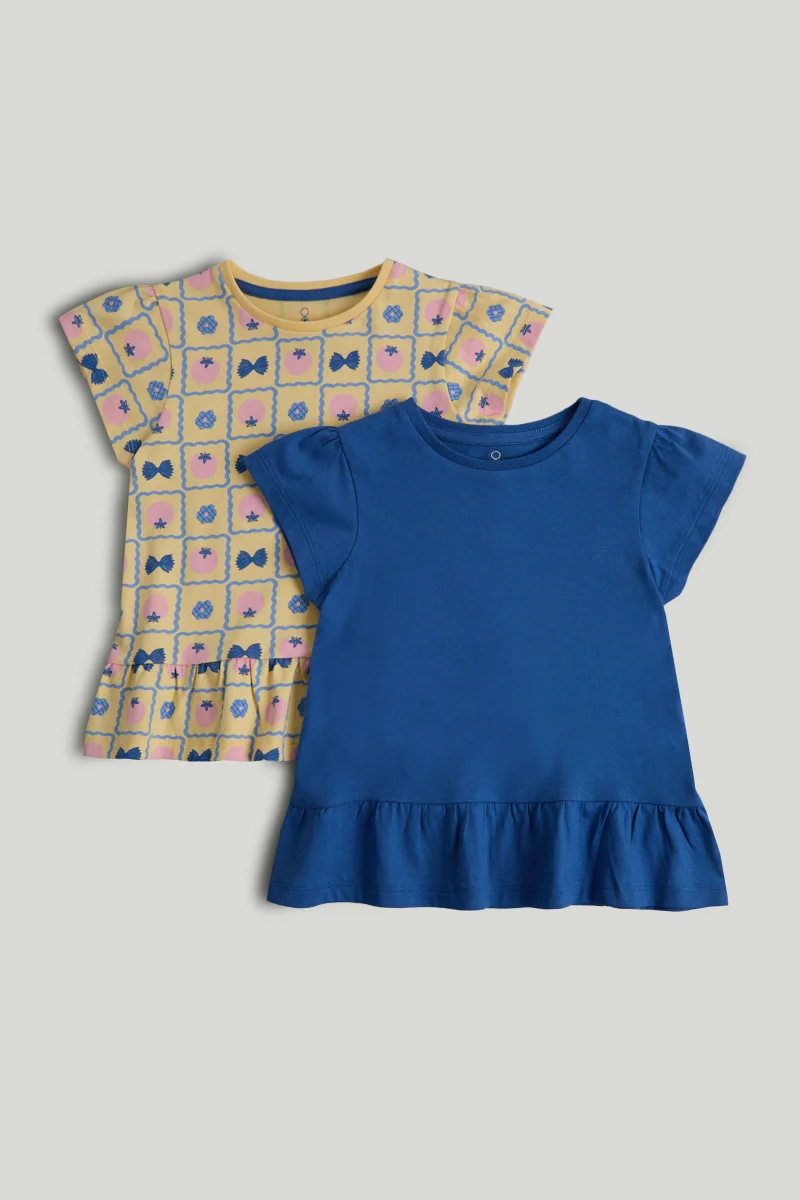 mothercare 2 Pack Peplum T-Shirts