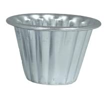 Breewell Aluminum Cup Cake Muffin Moulds Set of 6 Silver - Image 4