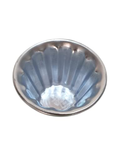 Breewell Aluminum Cup Cake Muffin Moulds Set of 6 Silver - Image 3