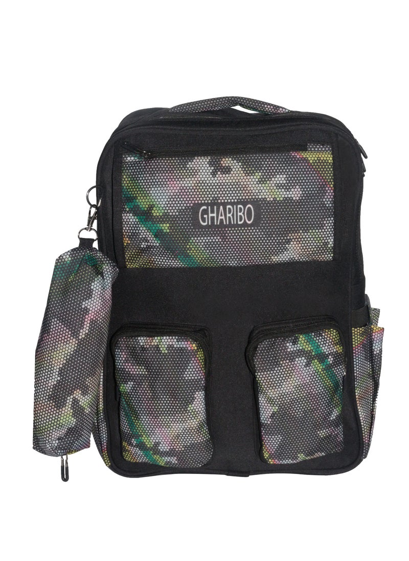 Gharibo Bags - School backpack model 2 camouflaged - Image 1