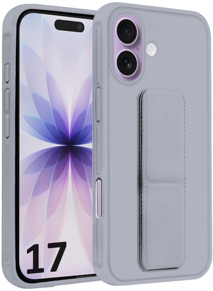 Case for iPhone 17 Back Stand Case Magnetic Car Holder Soft Silicone Case Horizontal and Vertical Kickstand Cover Full protection Case for iPhone 17 - Image 2