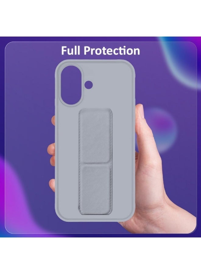 Case for iPhone 17 Back Stand Case Magnetic Car Holder Soft Silicone Case Horizontal and Vertical Kickstand Cover Full protection Case for iPhone 17 - Image 4