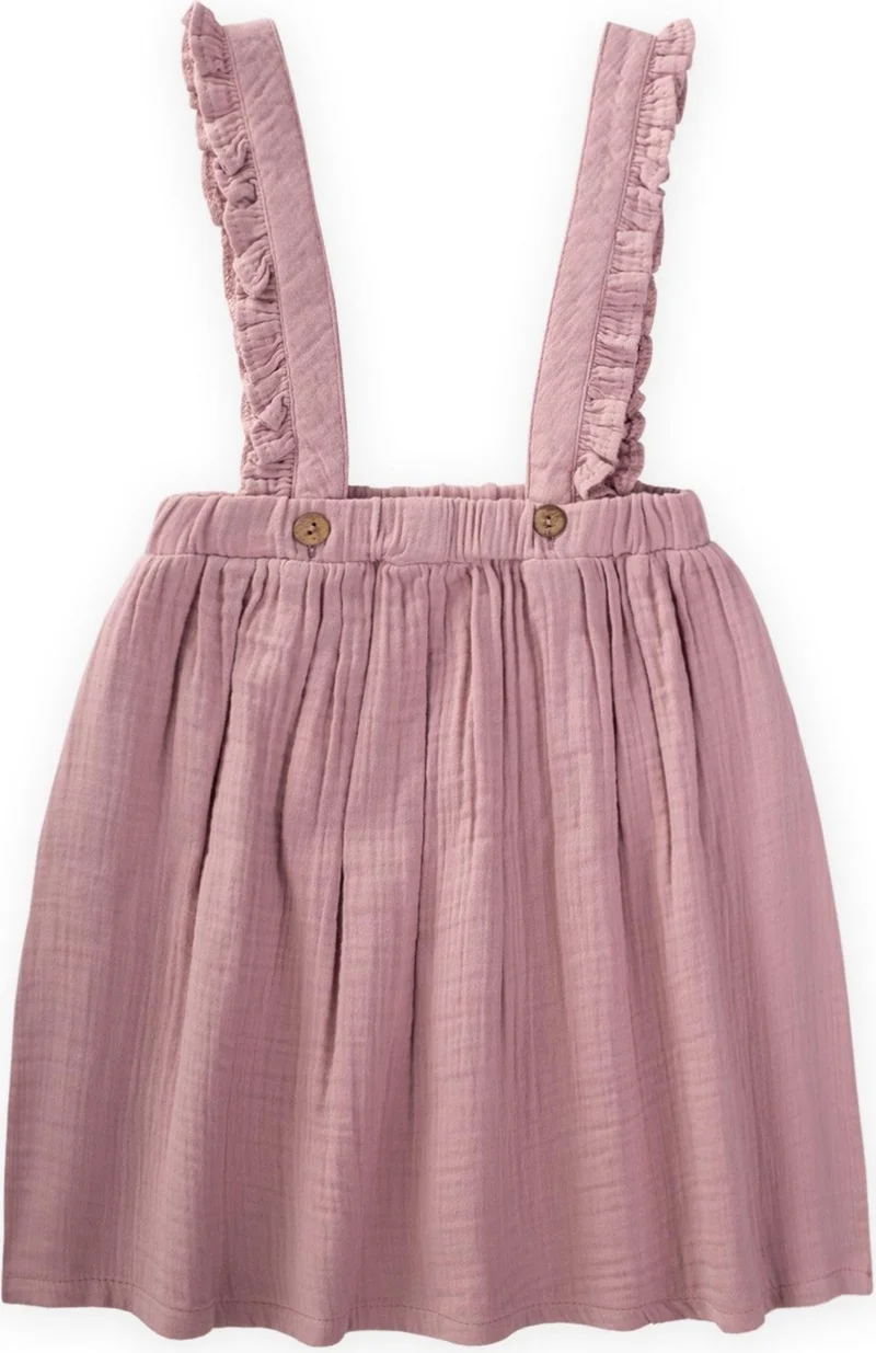 Cigit Suspender Skirt 2-8 Years Lilac