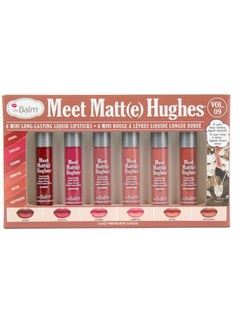 theBalm Set of 6 Meet Matte Hughes Liquid Lipstick Vol.9 