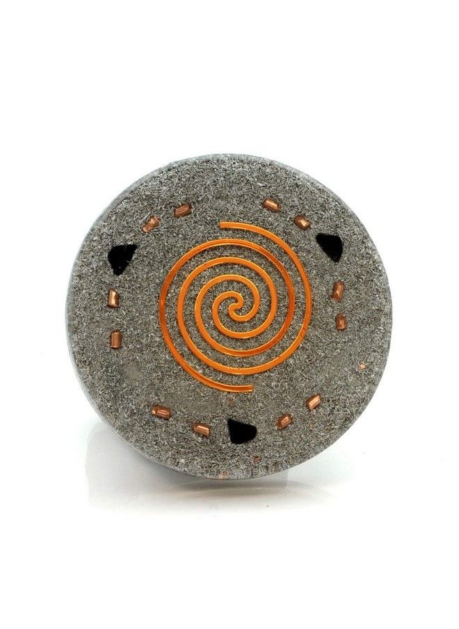 ZZYBIA - Orgonite Orgone 4" Flower Of Life Coaster Water Charging Plate Energy Reversible Dome - Image 1