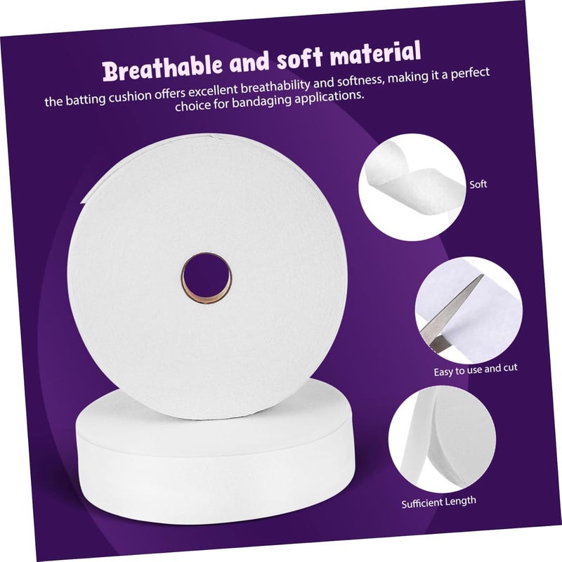 2rolls Needle Punched Nonwoven Fabric Quilt Batting for Crafting Acoustic Insulation Automotive Interior Material - Image 3