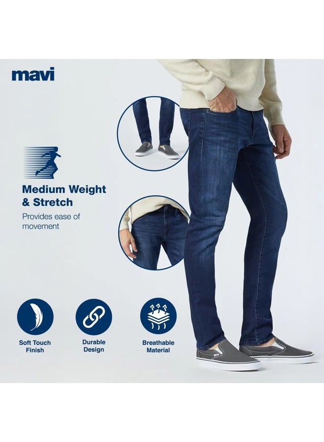 MAVI جينز رجالي جاك بقصة عادية وساق ضيقة، لون داكن تونال ناشفيل، 34W x 30L - Image 4