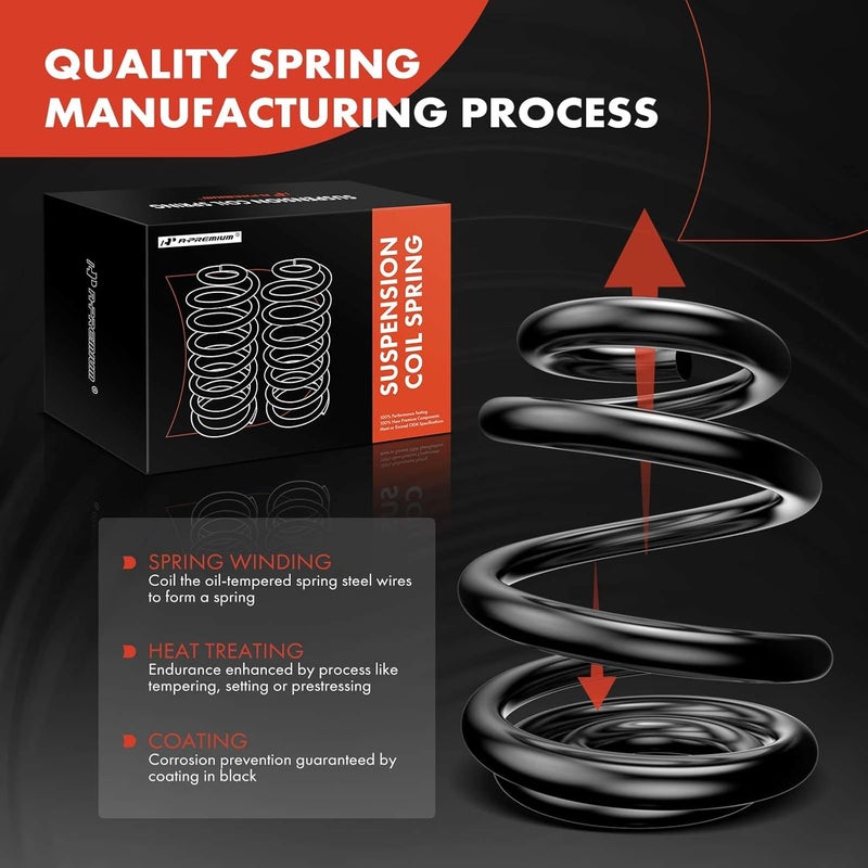 A-Premium Coil Spring Replacement for Jeep Wrangler 2002-2005 - Image 2