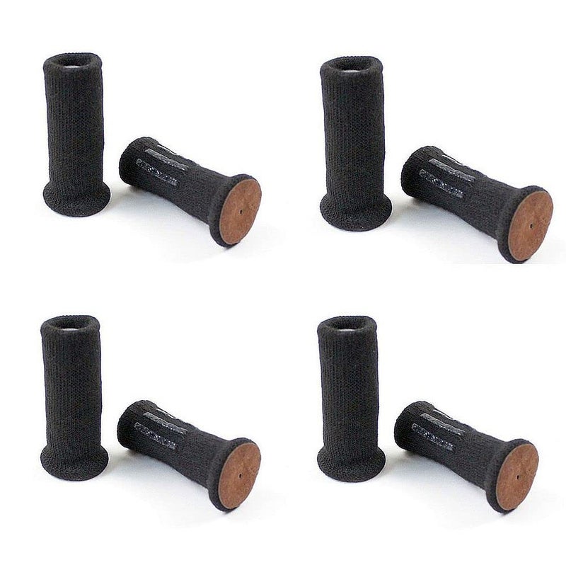 NancyProtectz Felt Bottom NancyProtectz Chair Leg Floor Protectors Patented with Grips and Double Layer Felt Pads Black Furniture Sock Covers for Hardwood Floor Protection