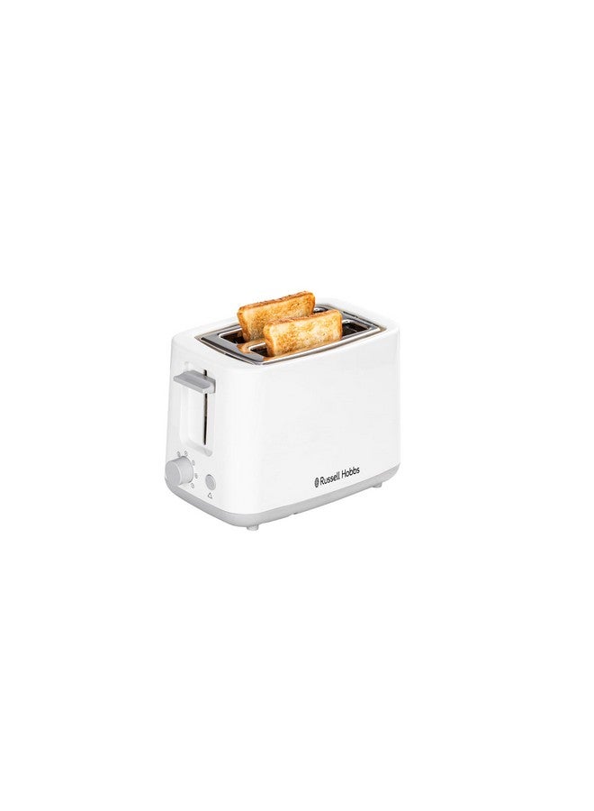 Russell Hobbs Russell Hobbs 16600 2-Slice Pop Up Toaster | 700W Power | Inbuilt Bun Warmer | Variable Browning Control (7 Settings) | Anti-Jam, Pop-Up & Cancel Functions | Removable Crumb Tray | 2-Year Warranty  - Image 1