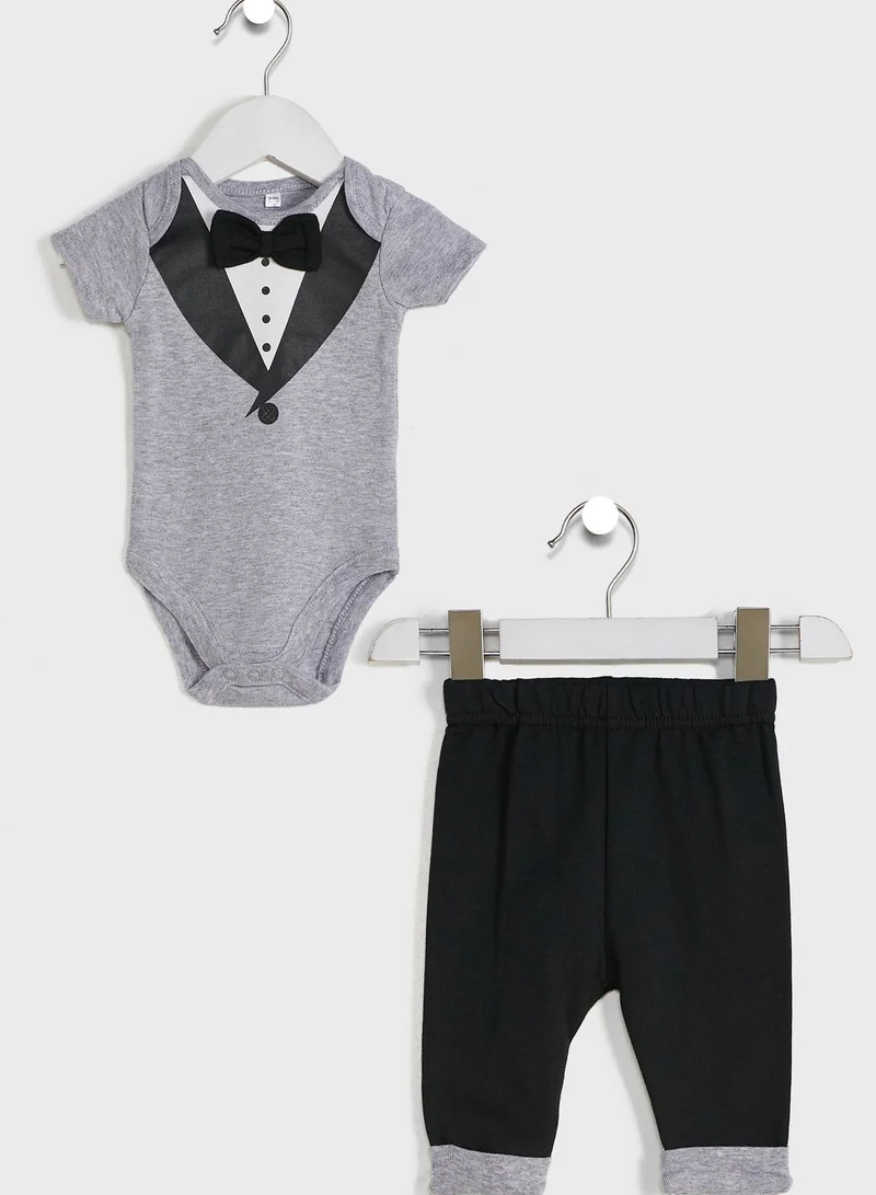 Little Gent Infant 3 Piece Colour Block Gift Set