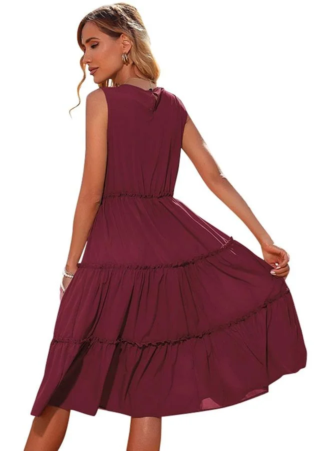 YUNIQEE Tiered Sleeveless Dress