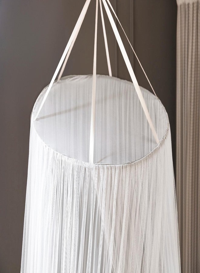 Akiky Bed Canopy Mosquito Net,Canopy Bed Curtains Full Queen King Size,Dome Mosquito Netting Bed Tent Canopy for Hanging Mesh Net (White) - Image 5