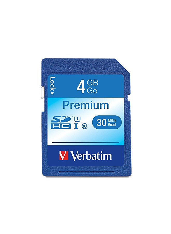 Verbatim 4GB Premium SDHC Memory Card, UHS-I U1 Class 10, Blue (96171) - pzsku/Z4BBD65AF420B525C1DA7Z/45/_/1732280618/d5e3030e-79dd-40fa-83dc-f143891bb5e5