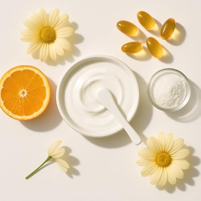 Global Beauty Care Smooth & Lift Collagen - Skin Cream wiith Peptides, Hyaluronic Acid & Squalane 1.7 fl oz 50ml - Image 2