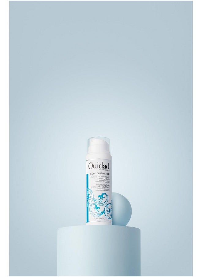 Ouidad Ouidad Curl Quencher Hydrafusion Intense Curl Cream - 5 oz, Curl Defining Styling Cream for Touchable Curls, Flexible Hold Frizz Control Curly Hair Cream, Helps Eliminate Dryness, For Tight Curls  - Image 5