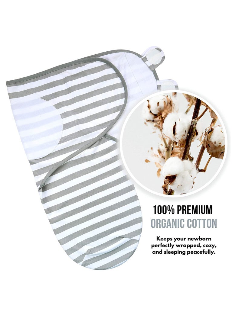 Joyelink - 3 Pack Swaddle Blankets for Baby Girls Boys, Adjustable Infant Newborn Swaddle Sack Baby Wraps Soft Cotton Swaddle Sack - Image 1