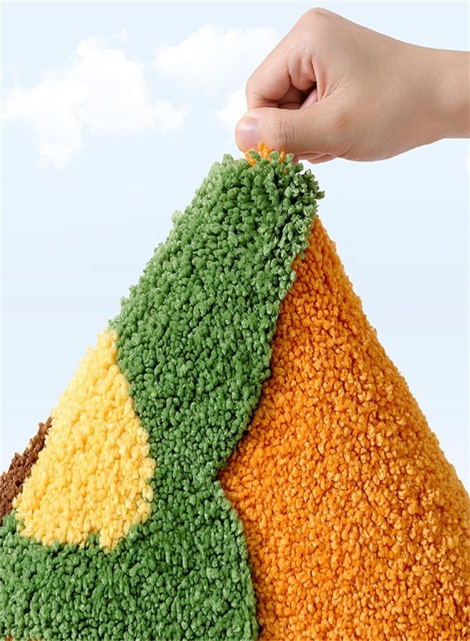 Ankah Fruit Bath Mats Cute Bathroom Rugs, Particularly Absorbent, Very Soft, and Dry Fast That Fits for Kid's Room, Bathroom or Other Room, 21.6" x 22.8", Persimmon - Image 5