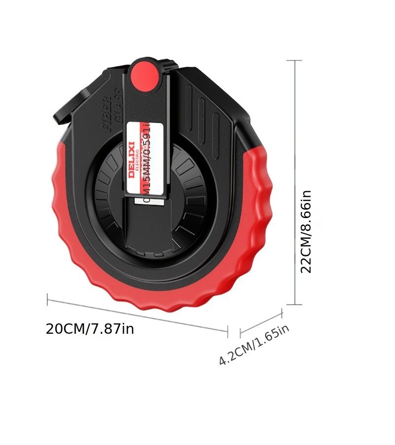 Fiberglass Tape Measure Heavy Duty 1968.5 Inch Measuring Long Length Anti Slip Durable High Precision Cloth Ruler For Construction Surveying - Image 3