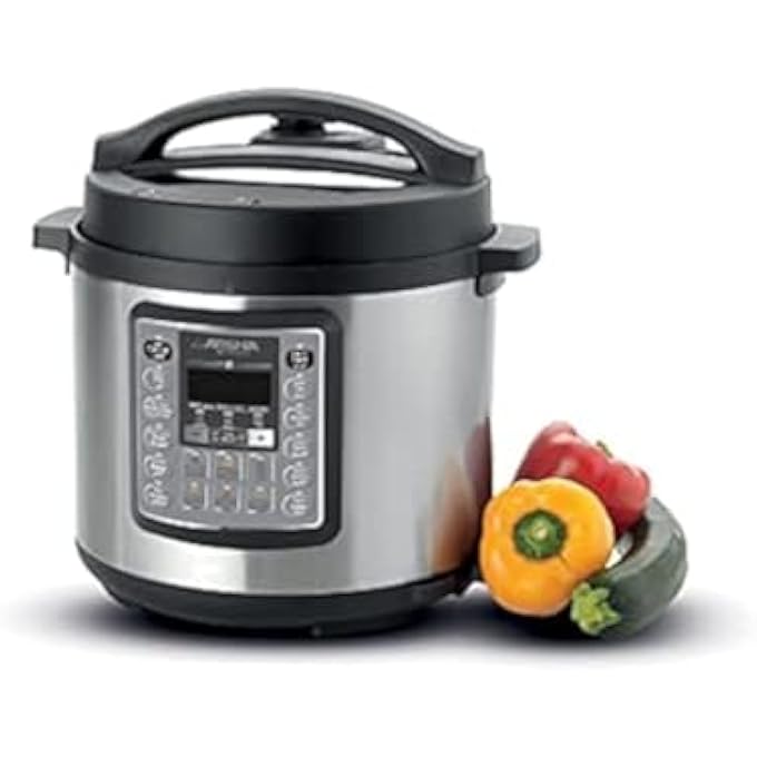 Arshia Digital Pressure Cooker 6L Ep1182372 BlackMin 1 Year Manufacturer Warranty - Image 1