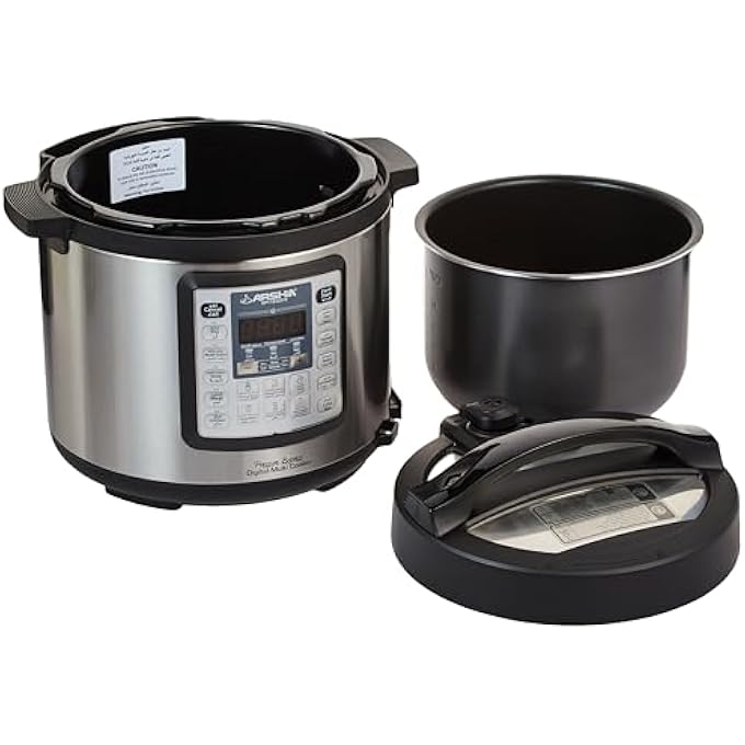 Arshia Digital Pressure Cooker 6L Ep1182372 BlackMin 1 Year Manufacturer Warranty - Image 4