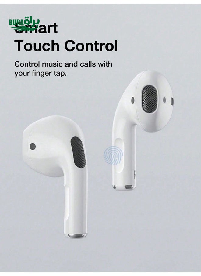 BURAQ - TWS True Wireless 5.0 Stereo HiFi Earphones, Wireless Earbuds Noise Cancelling Headphones Built In Mic Handset IPX5 Waterproof For Sport Women Gifts Ideas - Image 1