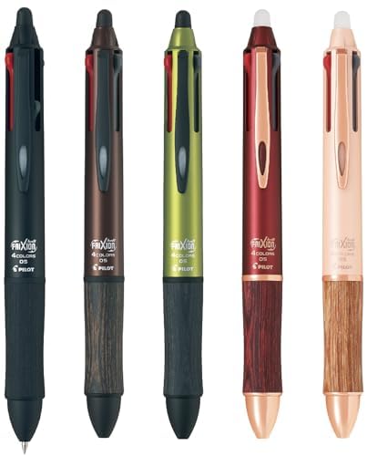 Pilot 4 Color Ballpoint Pen, Frixion Ball 4, LKFB-3SEF-B, 0.5mm, Black - Image 5