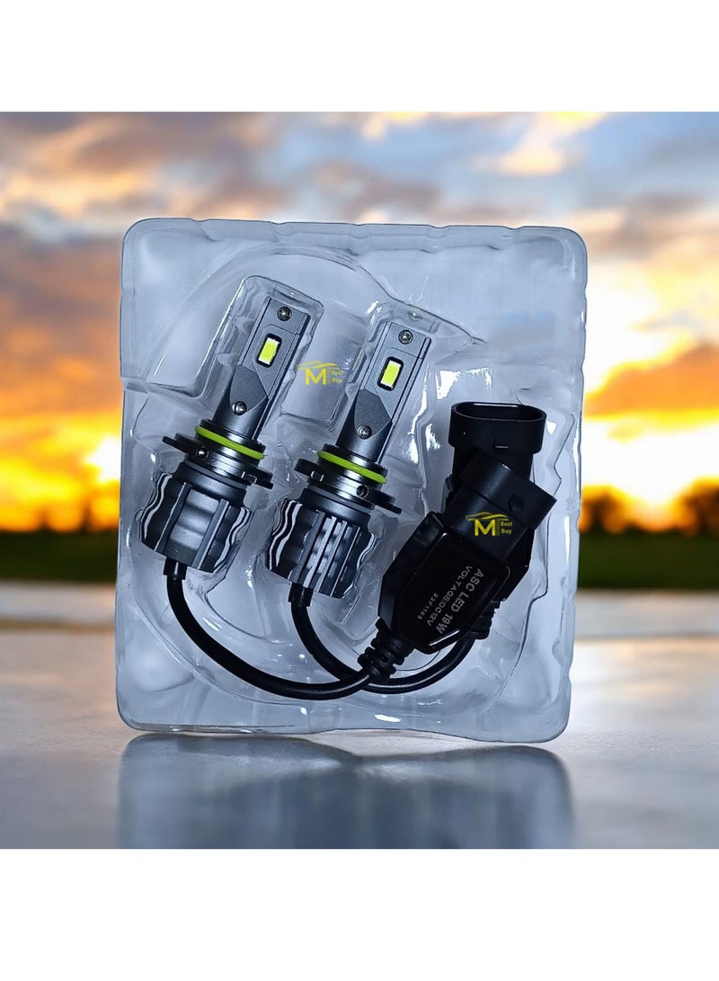 طقم ليد للسيارة LED D20 - 35 وات - 9005 - موفر للطاقة - اضاءة ممتازة - MT BEST BUY - Image 3