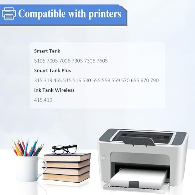 INK COMPATIBLE WITH HP 31 32XL REFILL INK MULTIPACK FOR SMART TANK 315 319 455 515 516 530 555 558 5105 7005 7006 7305 7306 7605 559 570 655 67 0 790 415 419 PRINTER INK (4-PACK) - Image 2