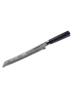 Samura Damascus Bread Knife 9.0″ | 67 Layers | 61 Hardness | G-10 Ergonomic Handle | Professional Chef Knife | Precision Cutting | Easy Handling | Better Control | Kitchen Accessory  - Image 1