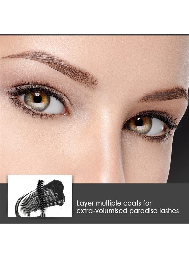 CATKIN Voluminous Mascara Makup, Buildable Lengthening Curved Brush, Intense Length, Feathery Soft Full Lashes, Black Longer and Thicker, Plant Extract Nourish Lashes 24hrs Waterproof for Sensitive Ey - Image 2