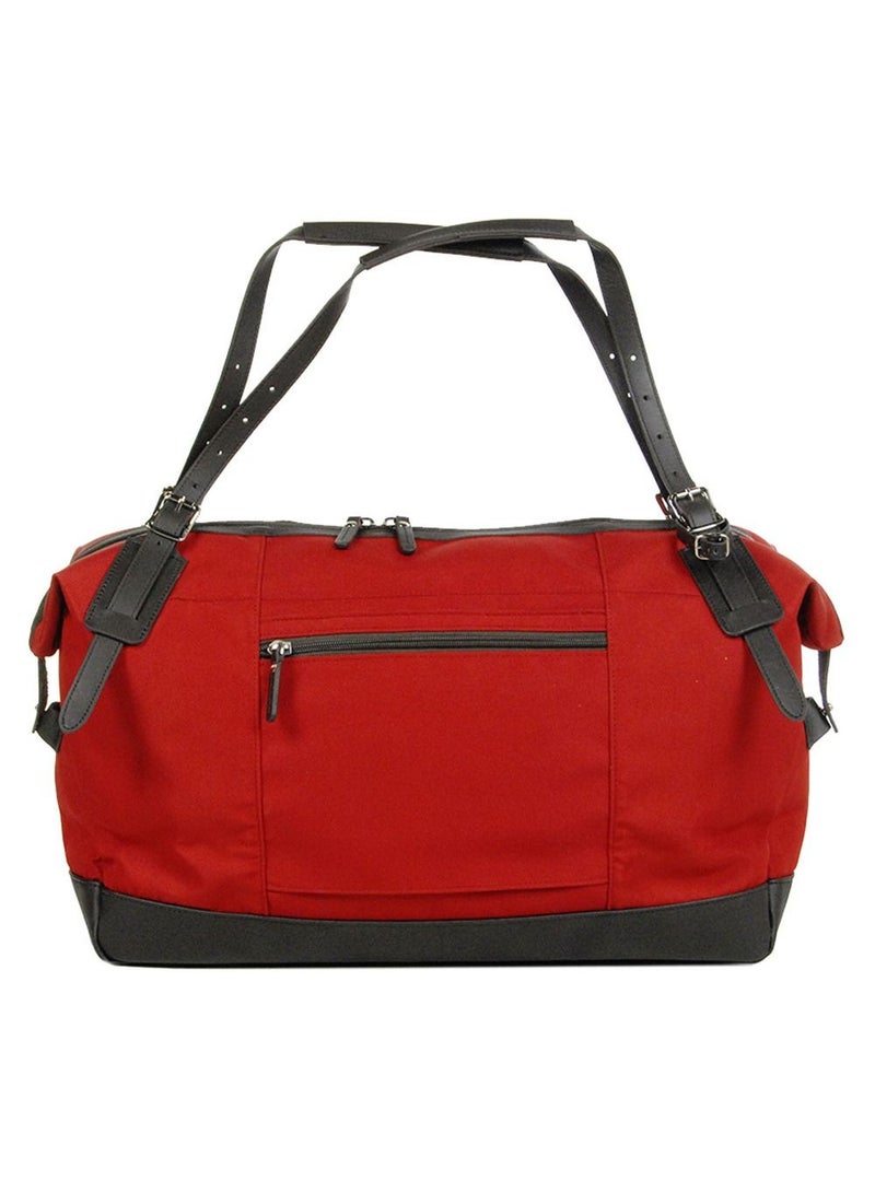 Jump Cassis Shoulder Duffel Travel Bag Red  - Image 3