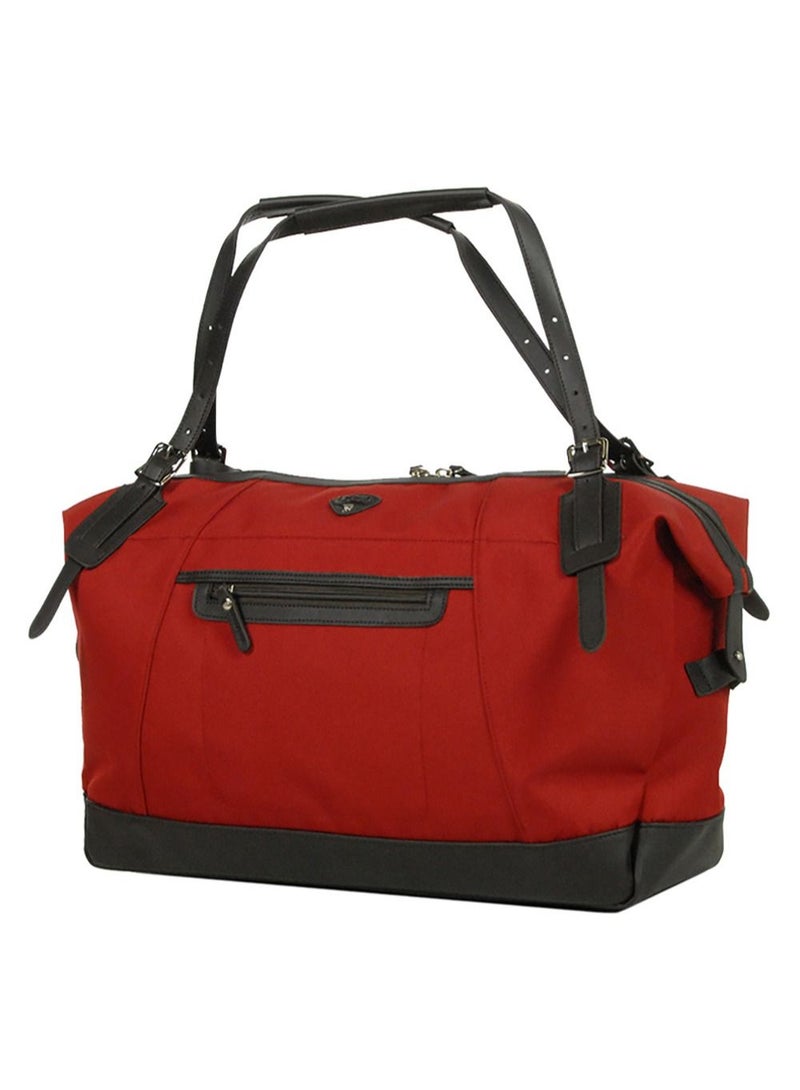 Jump Cassis Shoulder Duffel Travel Bag Red  - Image 1