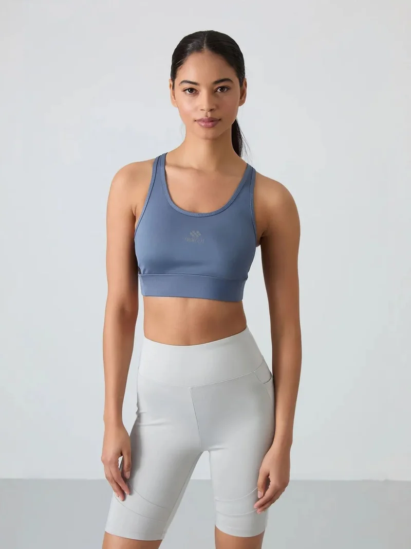 تومي لايف TOMMY Fitted Sleeveless Crop Sports Top