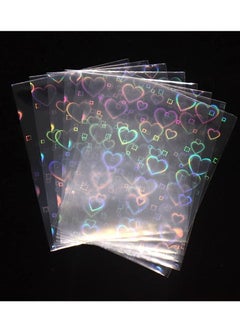 EHOME 100 Piece Love Heart Shape Card Cover  - Image 1