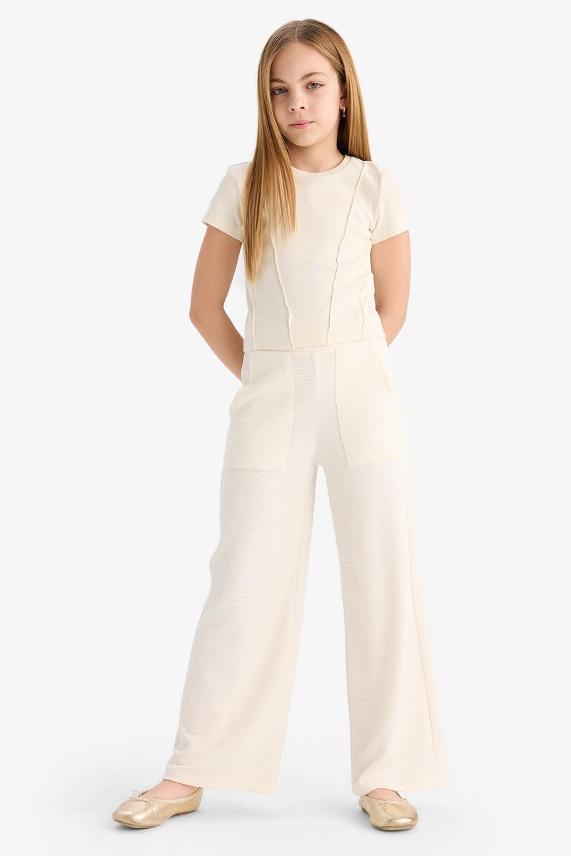 DeFacto Girl Wide Leg Elastic Waist Sweatpants - Image 4