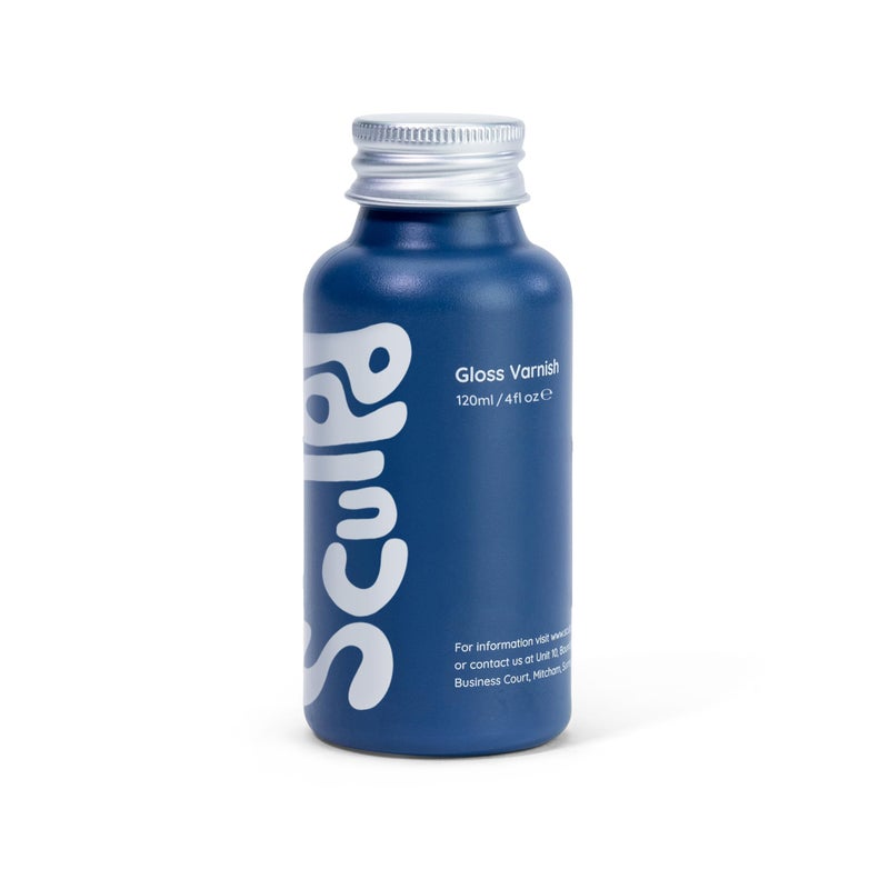 Sculpd 120 ml Air Dry Clay Glaze Gloss Scratch Resistant and Waterproof Pottery Glaze Gloss Varnish for Air Dry Clay - Image 2