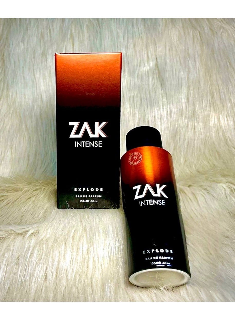 Zak Eau De Parfum Intense Explode For Men 150 Ml (Packaging may vary)