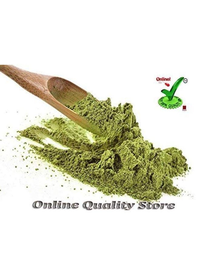 Online Quality Store ريثا (200 جم) + أملا (200 جم) + شيكاكاي (200 جم) + بهرينجراج (200 جم) + كركديه (200 جم) + مهندي (200 جم) + مسحوق نيلي مجاني (200 جم) للشعر، 1400 جم  - Image 4