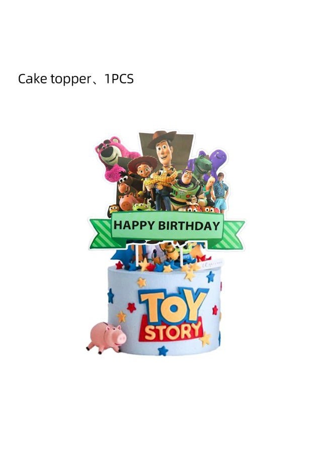 Losede 25PCS Cake Toppers Cupcake Toppers Cake Decorations Birthday Party Supplies Decorations (Style 7) - Image 2