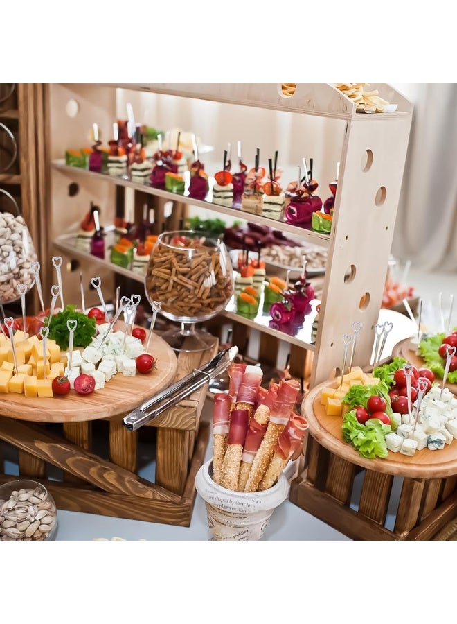 Kawkab 1 pack (100 pieces) disposable plastic mini fruit forks, for use at family gatherings, birthday parties, weddings, desserts, and cake forks. - Image 4