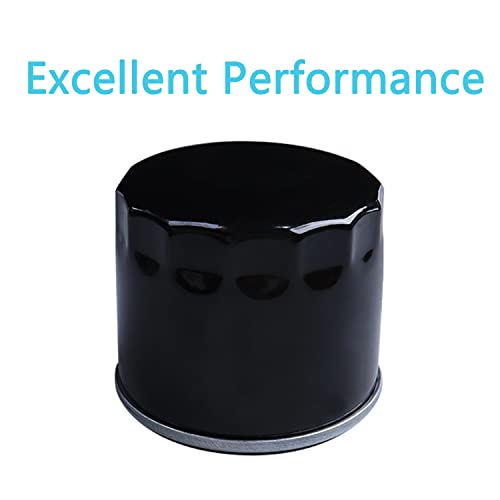 VKVXCLON 2 Pcs Oil Filter Replacement for Kohler Engine Lawn Mower Excellent 1205001-S 12 050 01-S1 Oil Filter (Black) - Image 2