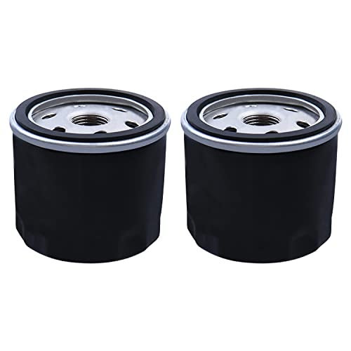 VKVXCLON 2 Pcs Oil Filter Replacement for Kohler Engine Lawn Mower Excellent 1205001-S 12 050 01-S1 Oil Filter (Black) - Image 1